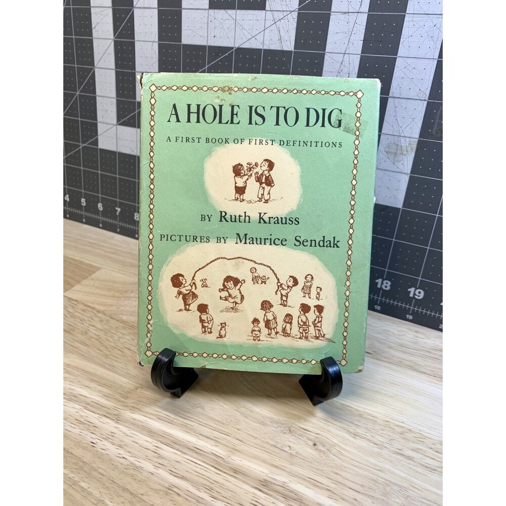 A Hole Is to Dig - Ruth Krauss-  Vintage Hardcover  Reprint 1960s/70s - Ages 3-6